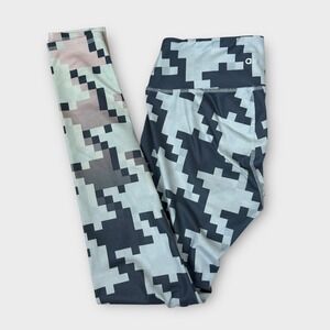 Alo Yoga Pixelated Houndstooth Leggings Women's Activewear Athletic Pants Small